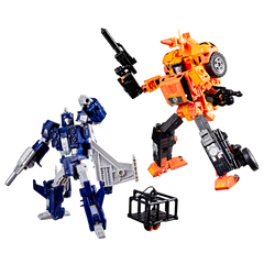 Transformers Age of the Primes Wreck 'n Doom Collection Autobot Sandstorm vs Slugslinger