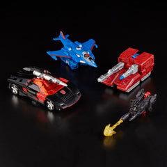 Transformers Toys Generations War for Cybertron Deluxe WFC-S26 Autobot Alphastrike Counterforce 3-Pack - Final Strike Figure Series: Part 1