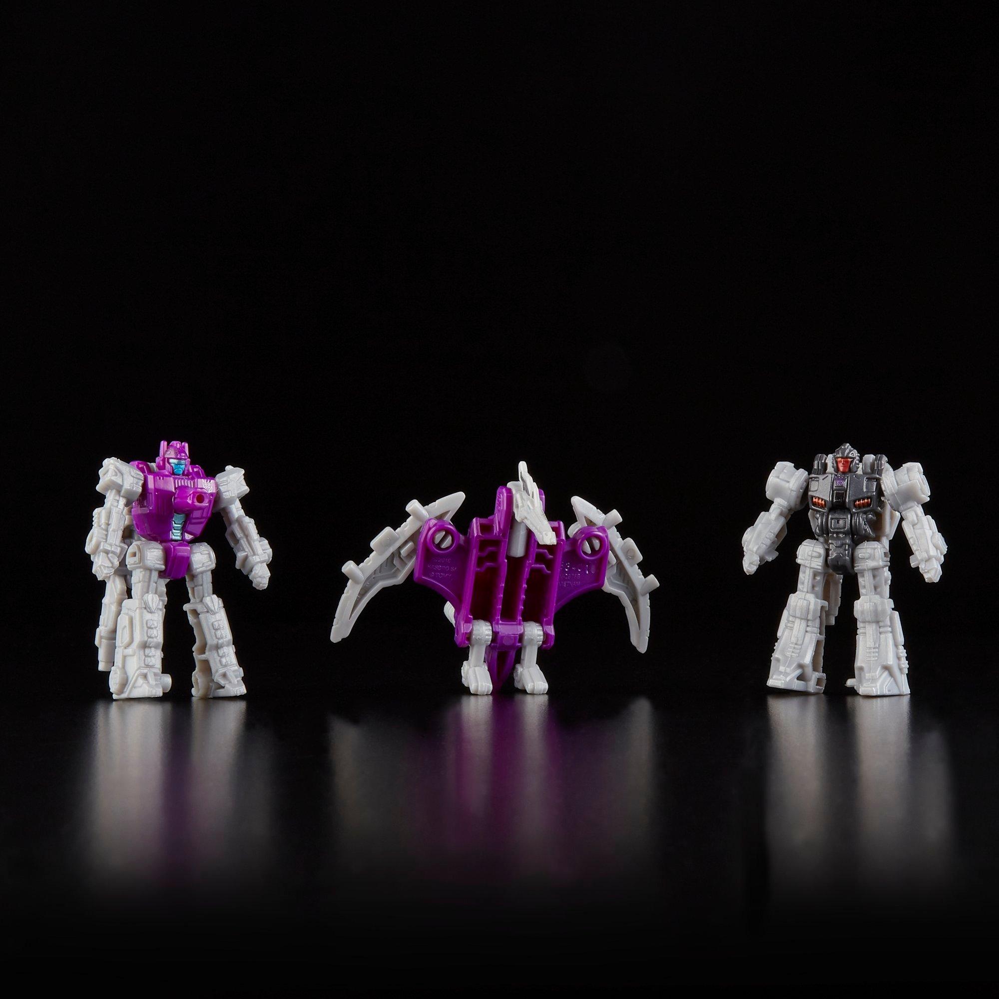 Transformers Toys Generations War for Cybertron Voyager WFC-S27 Decepticon Phantomstrike Squadron 4-Pack - Final Strike Figure Series: Part 2