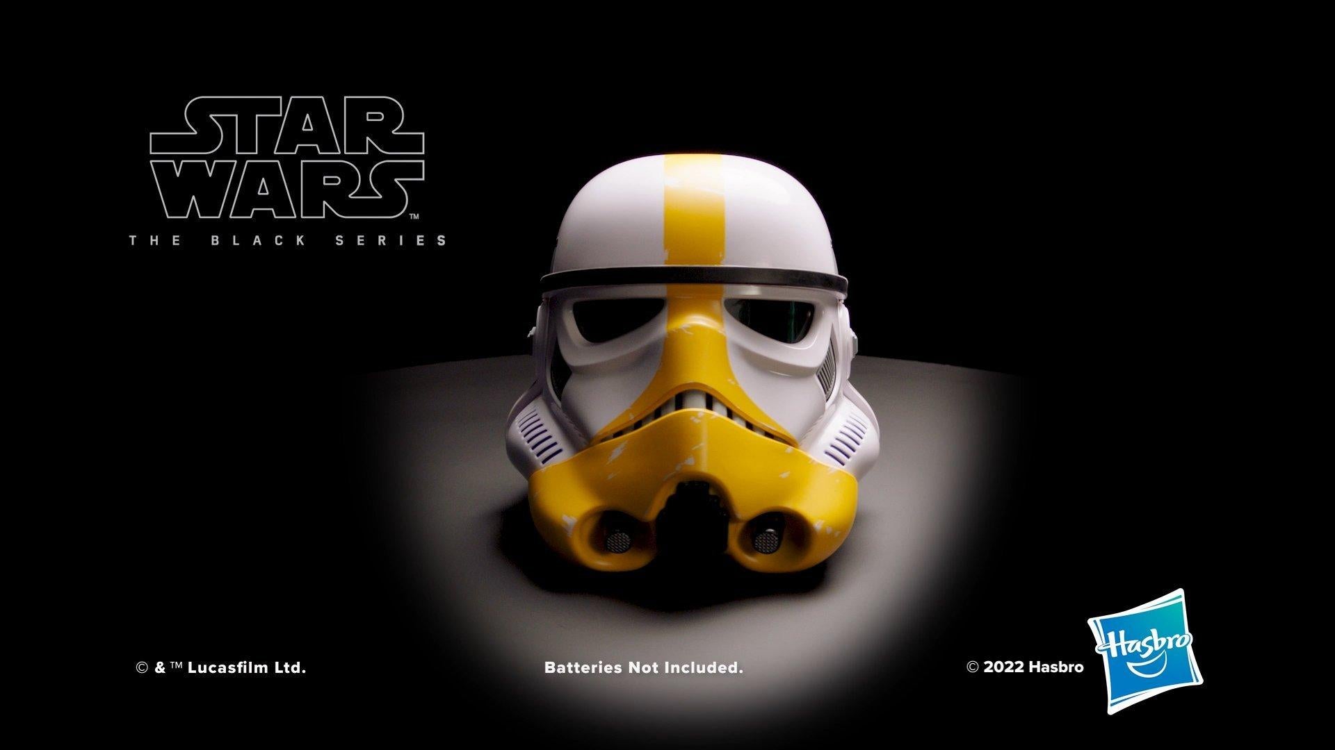 STAR WARS The Black Series Artillery Stormtrooper Premium Electronic Helmet