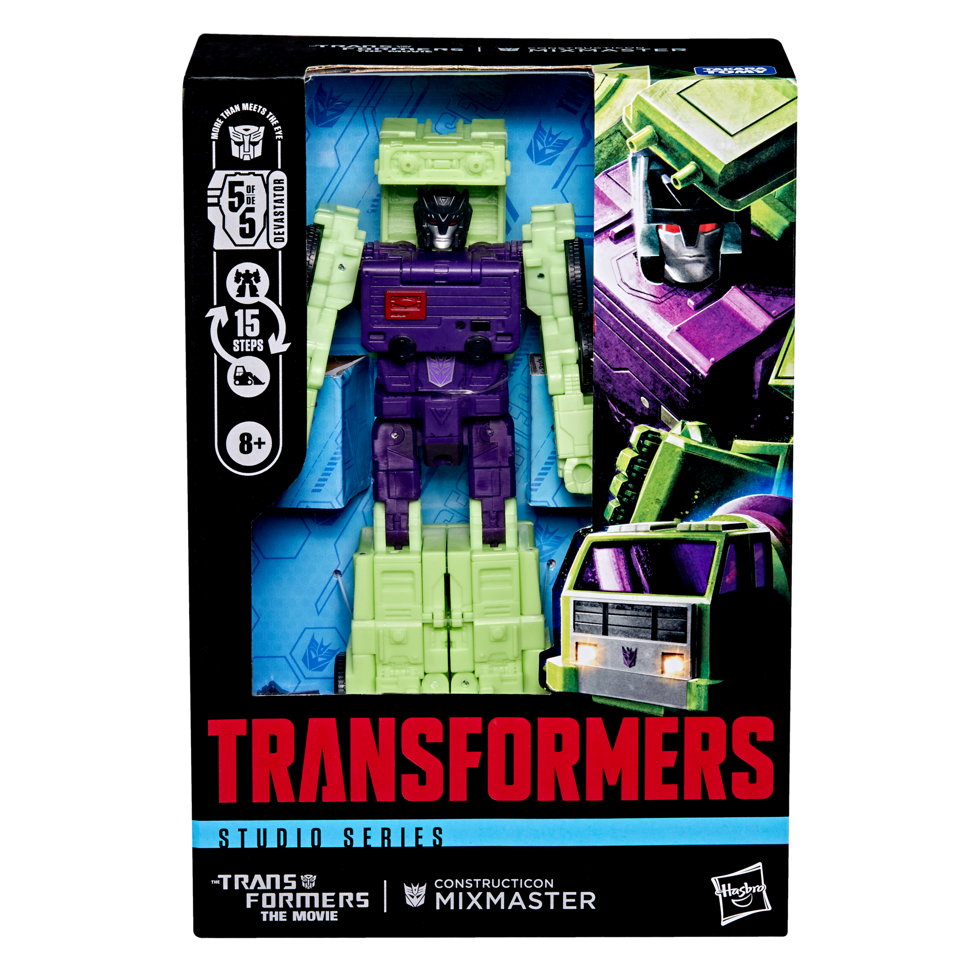 Transformers Studio Series Voyager Class The Transformers: The Movie Constructicon Mixmaster