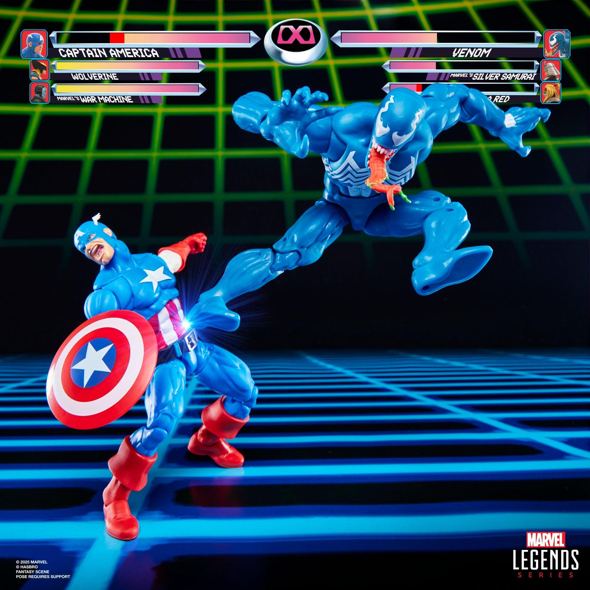 Marvel Legends Series Gamerverse Captain America vs Venom