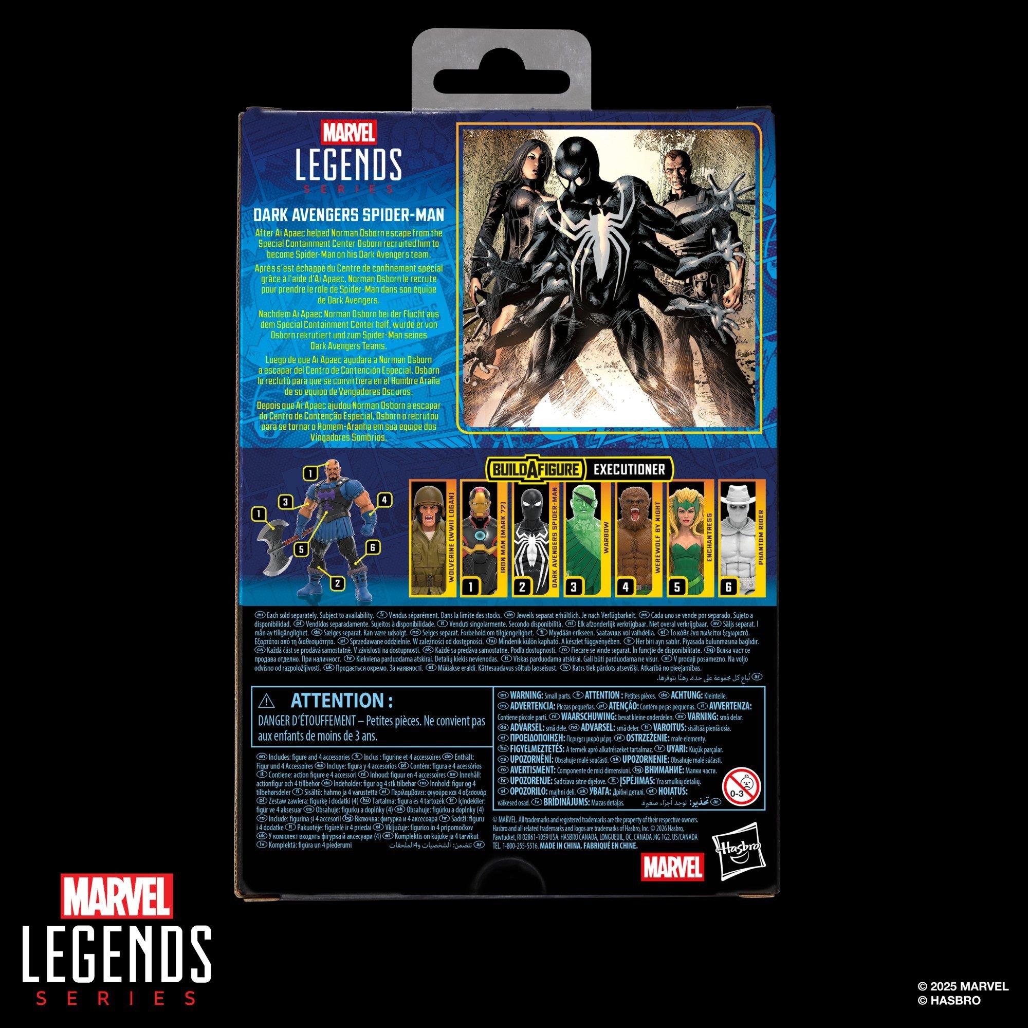 Marvel Legends Series Dark Avengers Spider-Man