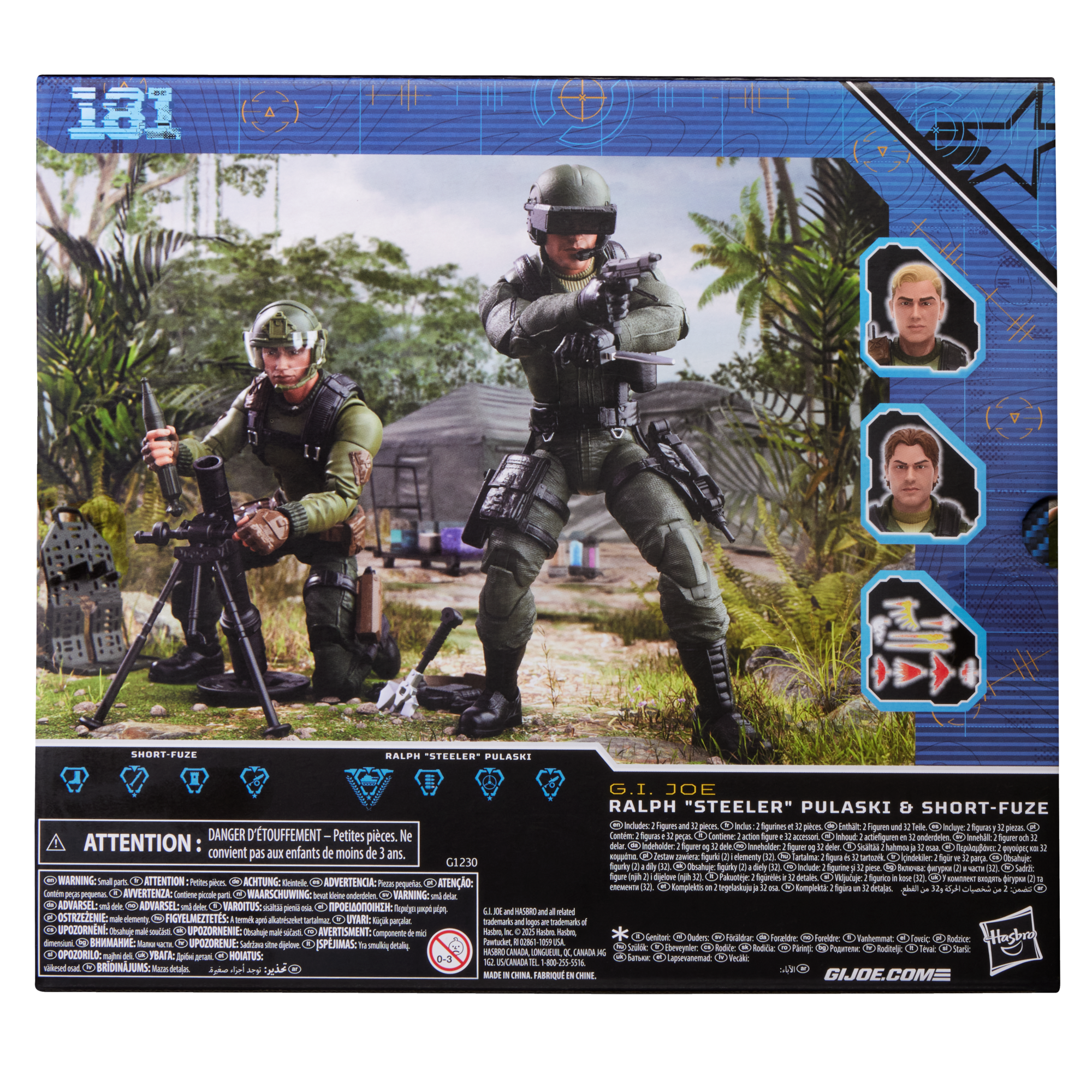 G.I. Joe Classified Series #181, Ralph “Steeler” Pulaski & Short-Fuze