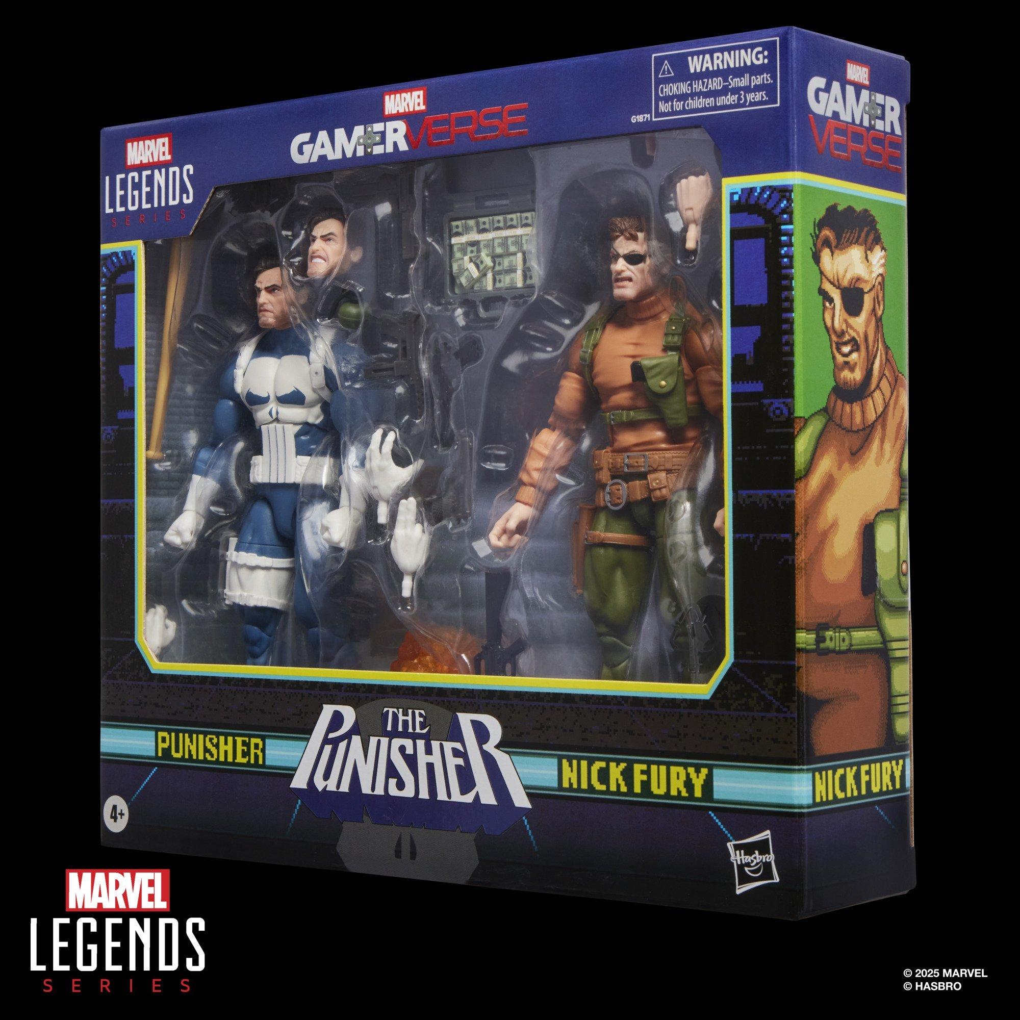 Marvel Legends Series Gamerverse Punisher and Nick Fury