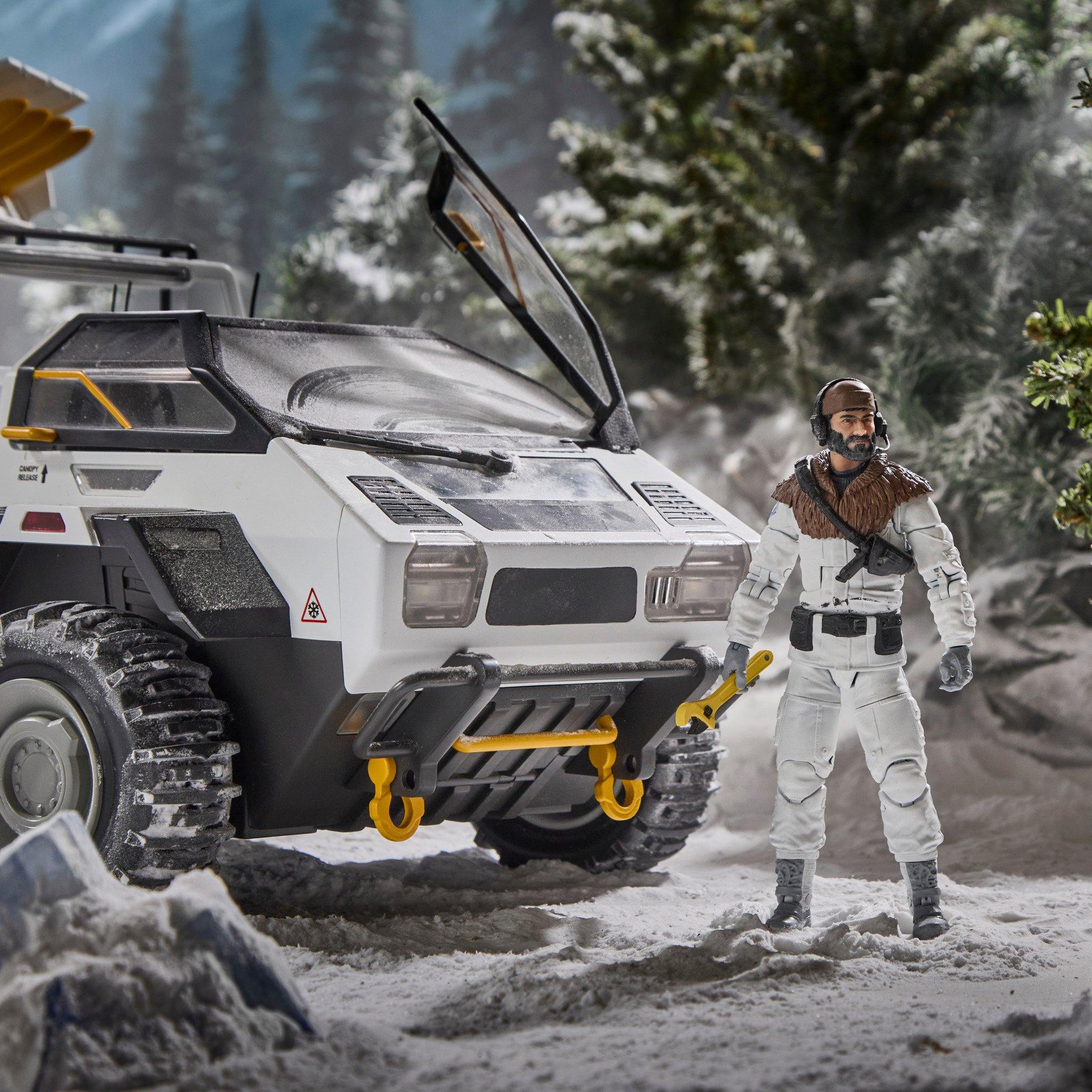 G.I. Joe Classified Series Snow C.A.T. (Combat All-Terrain) Vehicle With Farley "Frostbite" Seward Action Figure