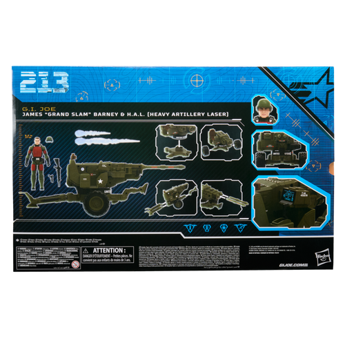 G.I. Joe Classified Series #213, James "Grand Slam" Barney & H.A.L. (Heavy Artillery Laser)