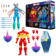 Marvel Legends Series Marvel Games Iron Man vs Marvel’s Spiral
