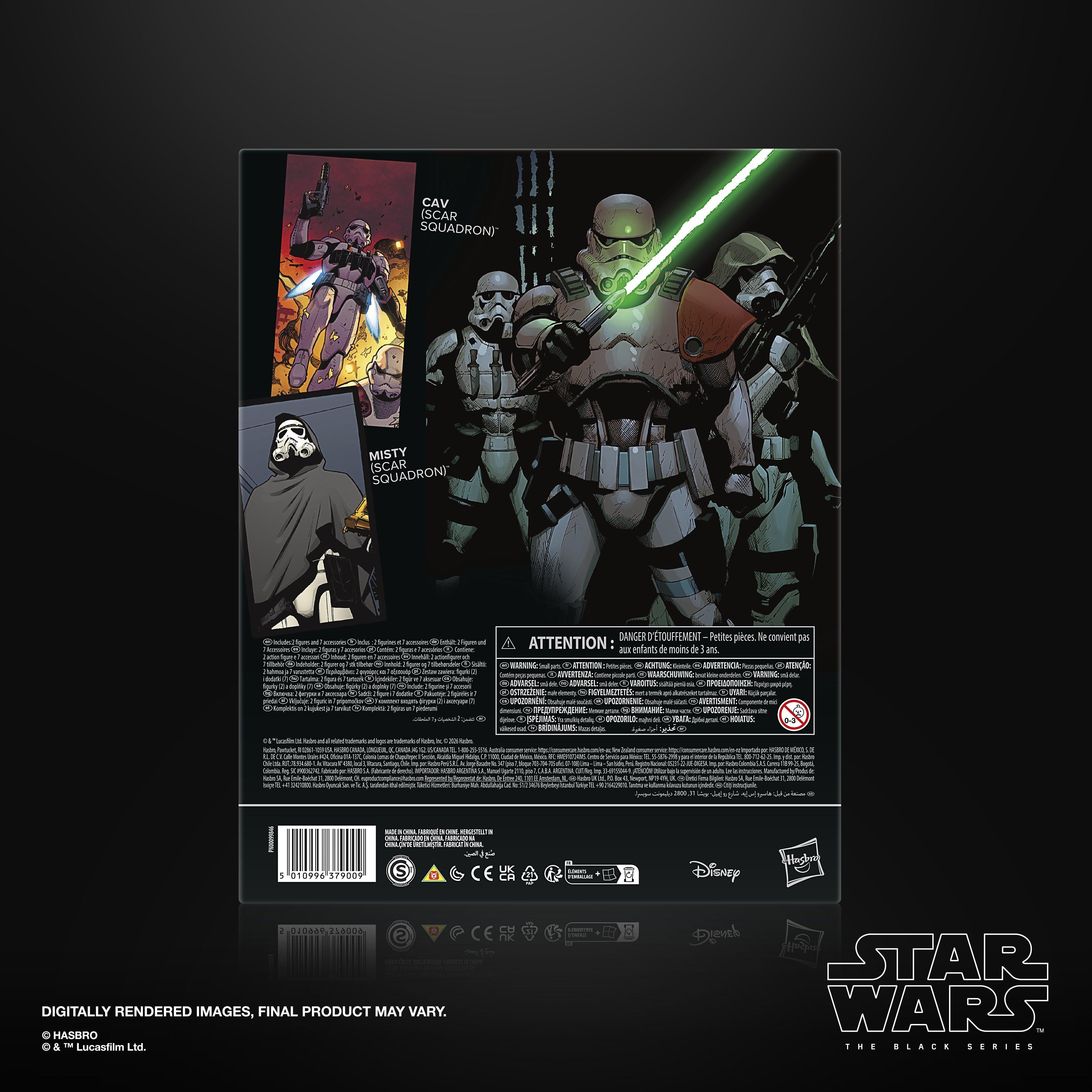 Star Wars The Black Series Misty & Cav (SCAR Squadron)
