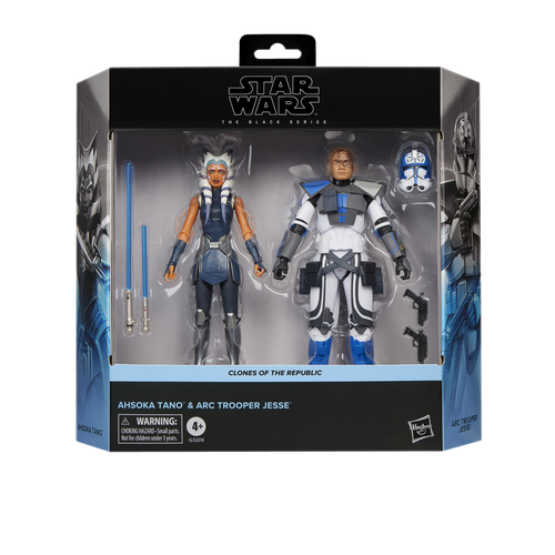 STAR WARS The Black Series Ahsoka Tano & ARC Trooper Jesse, The Clone Wars