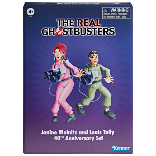 The Real Ghostbusters Kenner Classics Janine Melnitz and Louis Tully 40th Anniversary Set