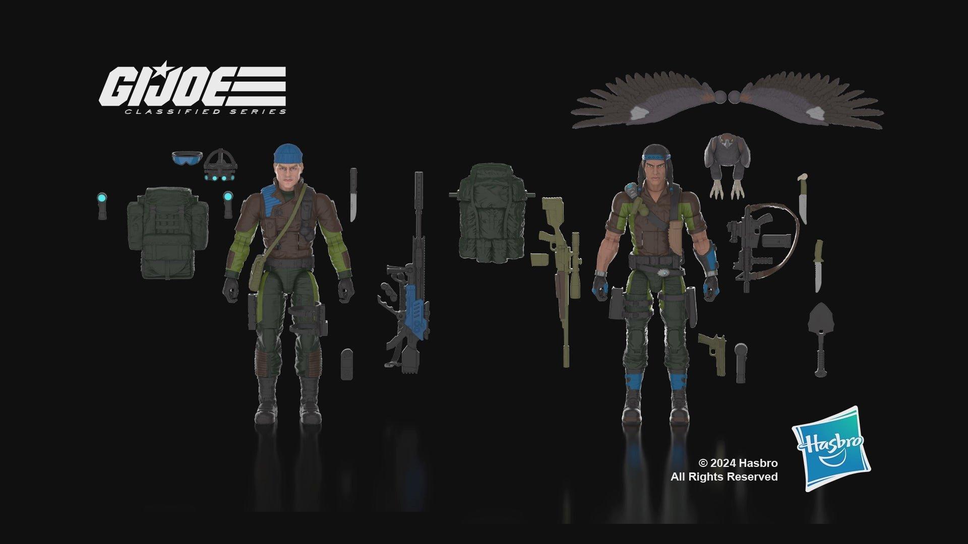 G.I. Joe Classified Series #128, Mad Marauders Low-Light, Spirit Iron-Knife & Niyol